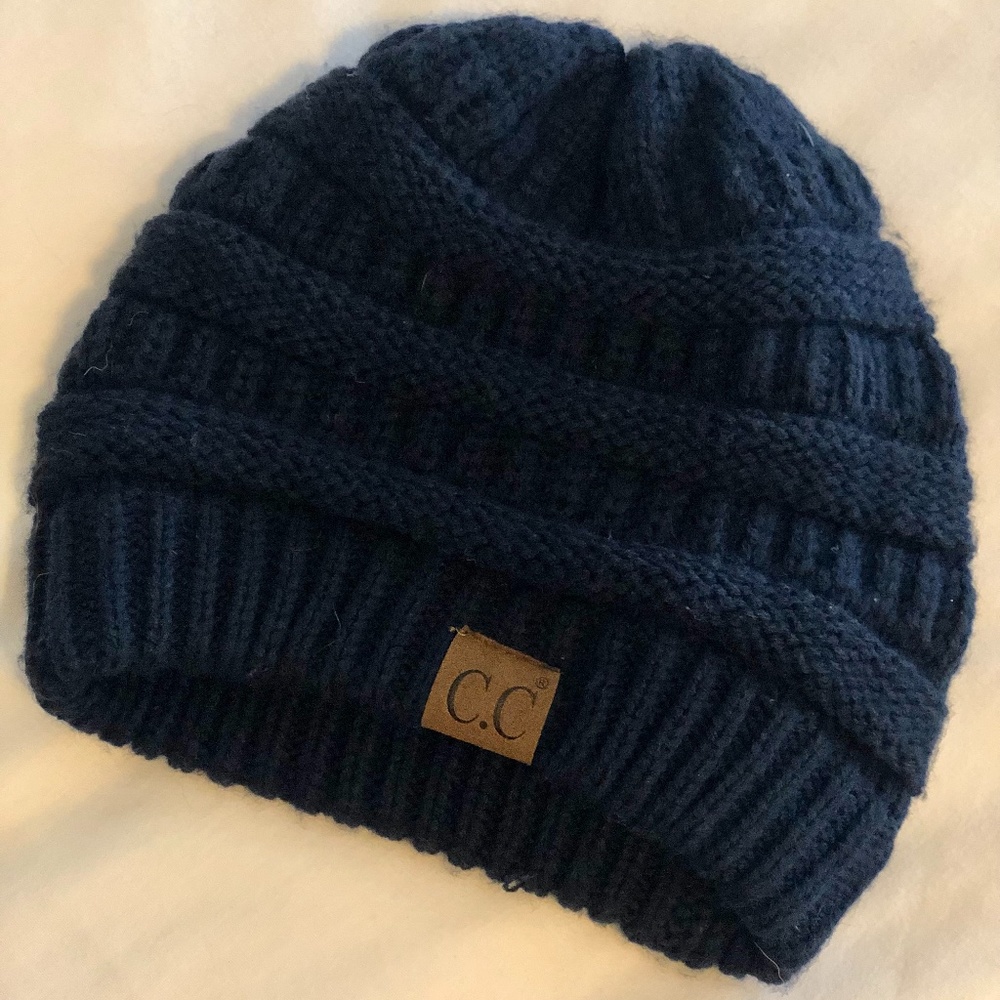 Navy Blue CC Beanie